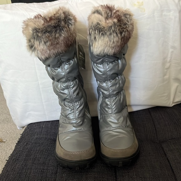 Spring Step Flexus Waterproof Boots Silver Women’s Size 8 1/2 - Picture 4 of 5